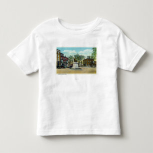 T-shirt Pour Les Tous Petits Portland, monument de MaineLongfellow et carré