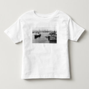 T-shirt Pour Les Tous Petits Portland, OU quai de bois de charpente de vue et