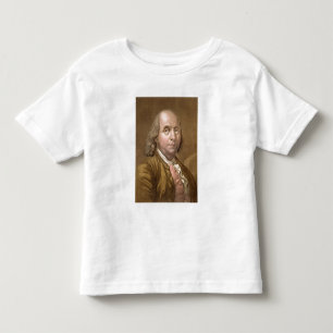 T-shirt Pour Les Tous Petits Portrait de Benjamin Franklin (1706-90), de 'le