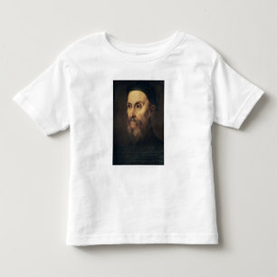 T-shirt Pour Les Tous Petits Portrait de Jean Calvin