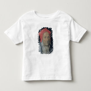 T-shirt Pour Les Tous Petits Portrait d'un homme à poils dans un Casquette roug