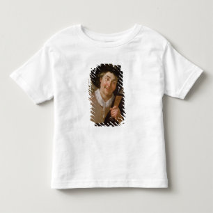 T-shirt Pour Les Tous Petits Portrait d'un homme tenant un verre de vin