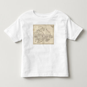 T-shirt Pour Les Tous Petits Possessions britanniques en Amérique du Nord