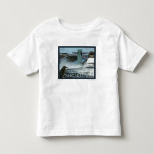 T-shirt Pour Les Tous Petits Poster de Niagara Falls
