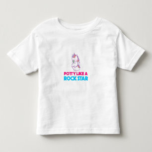 T-shirt Pour Les Tous Petits poterie comme une rock star