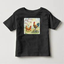 Poussin coq de ferme personnalisé tout-petit