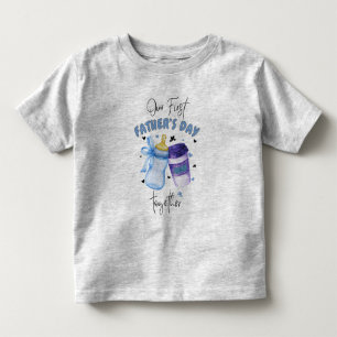 T-shirt Pour Les Tous Petits Première fête des pères ensemble tenue assortie /