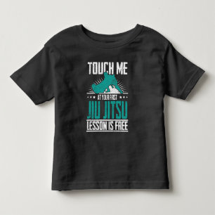 T-shirt Pour Les Tous Petits Première leçon Jiu Jitsu Est Libre BJJ Brésilien