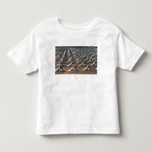 T-shirt Pour Les Tous Petits Programme de formation physique pour des recrues - (Devant)