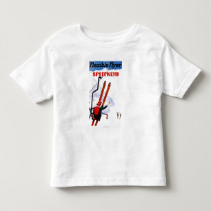 T-shirt Pour Les Tous Petits Promo en bois de skis de Splitkein d'insecte