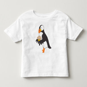 T-shirt Pour Les Tous Petits Puffin avec muffin