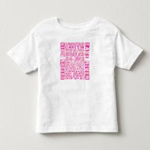 T-shirt Pour Les Tous Petits Quartiers NYC Hot Rose