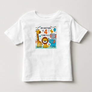 T-shirt Pour Les Tous Petits Quatre de frère