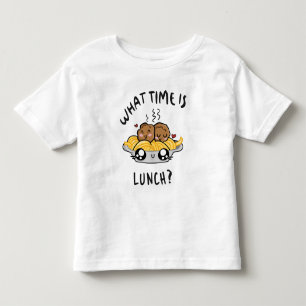 T-shirt Pour Les Tous Petits Quelle heure est le déjeuner