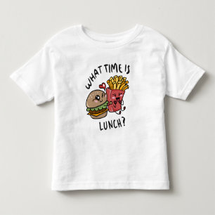 T-shirt Pour Les Tous Petits Quelle heure est le déjeuner