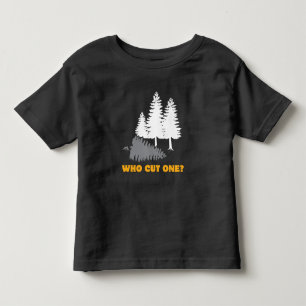T-shirt Pour Les Tous Petits Qui a coupé un ? Plaisanterie de pet pour des