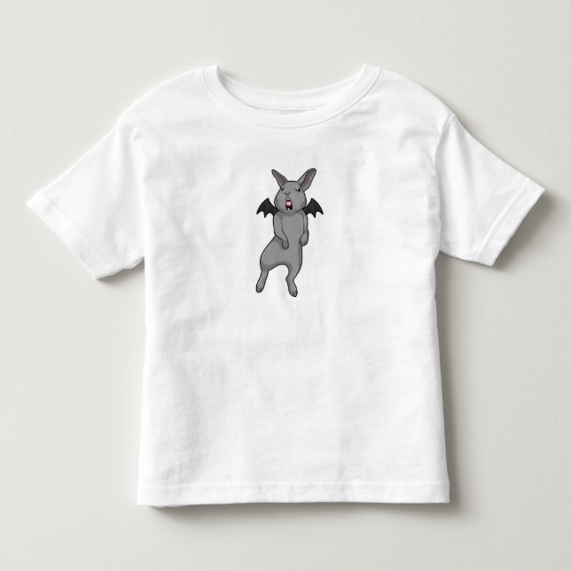 T-shirt Pour Les Tous Petits Rabbit avec aile chauve-souris (Devant)