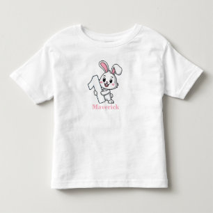 T-shirt Pour Les Tous Petits Rabbit personnalisé bébé garçon premier anniversai