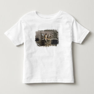 T-shirt Pour Les Tous Petits Raboteuses de tissu, "costume d'engrav de