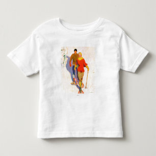 T-shirt Pour Les Tous Petits Raquettes de port de couples par McClelland