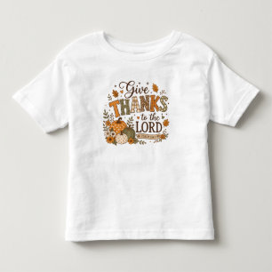 T-shirt Pour Les Tous Petits Remerciez le potiron de Thanksgiving