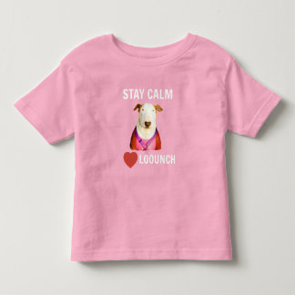 T-shirt Pour Les Tous Petits RESTEZ CALME - LOVE LOOUNCH, Toddler's Tee