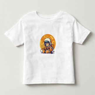 T-shirt Pour Les Tous Petits Rêvez grand, petit astronaute