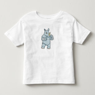 T-shirt Pour Les Tous Petits Rhino en boîte à Boxer