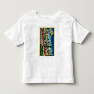 T-shirt Pour Les Tous Petits Rive, la Californie - grandes scènes de lettre