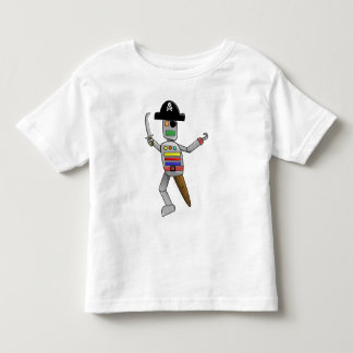 T-shirt Pour Les Tous Petits Robot de pirate