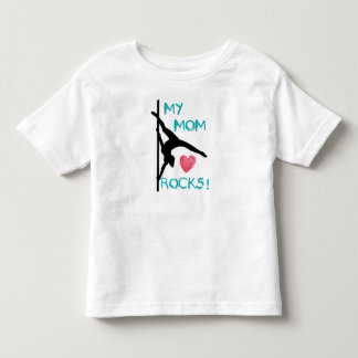 T-shirt Pour Les Tous Petits Roches de maman de forme physique de Polonais !