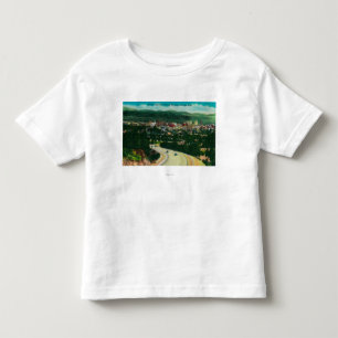 T-shirt Pour Les Tous Petits Route de coucher du soleil entrant dans Spokane de
