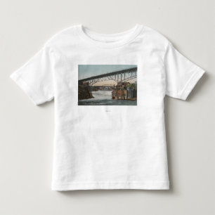 T-shirt Pour Les Tous Petits Rue de Spokane, Washington - de Monroe