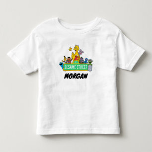 T-shirt Pour Les Tous Petits Rue Sésame   Ajouter Votre Nom