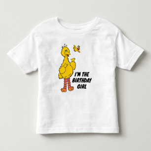 T-shirt Pour Les Tous Petits Rue Sésame Big Bird & Little Bird