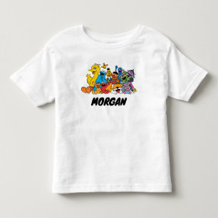 T-shirt Pour Les Tous Petits Rue Sésame   Portrait du groupe Pals sésame