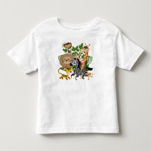 T-shirt Pour Les Tous Petits Safari animal