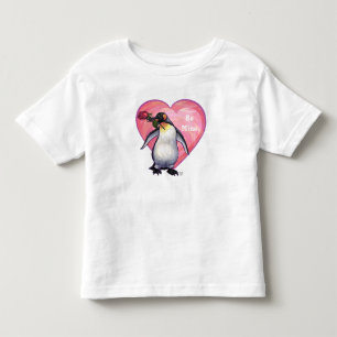 T-shirt Pour Les Tous Petits Saint-Valentin Penguin