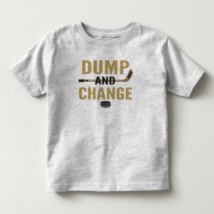 T-shirt Pour Les Tous Petits Sauter et changer Golden Hockey