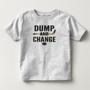 T-shirt Pour Les Tous Petits Sauter et changer le hockey