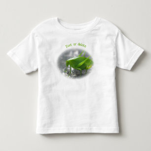 T-shirt Pour Les Tous Petits Sauterelle Personnalisée Nature