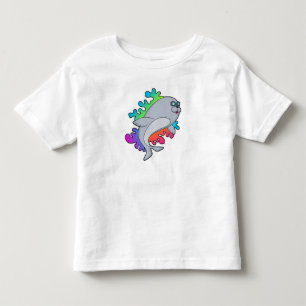 T-shirt Pour Les Tous Petits Sceau avec lunettes