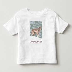 T-shirt Pour Les Tous Petits Scène de ConnecticutWolf