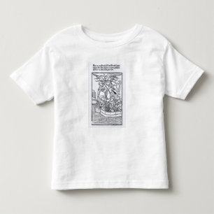 T-shirt Pour Les Tous Petits Scène 'de la navigation de St Brendan