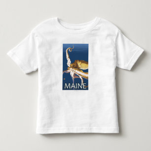 T-shirt Pour Les Tous Petits Scène de MaineOctopus