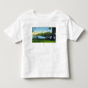 T-shirt Pour Les Tous Petits Scène de parc de lac seneca