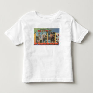 T-shirt Pour Les Tous Petits Scènes de lettre de MaineLarge
