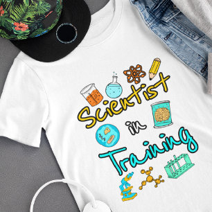 T-shirt Pour Les Tous Petits Scientifique en formation Science Lover STEM T-Shi