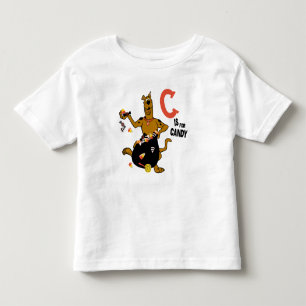 T-shirt Pour Les Tous Petits Scooby-Doo C est pour Candy