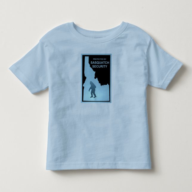 T-shirt Pour Les Tous Petits Sécurité Sasquatch (Devant)